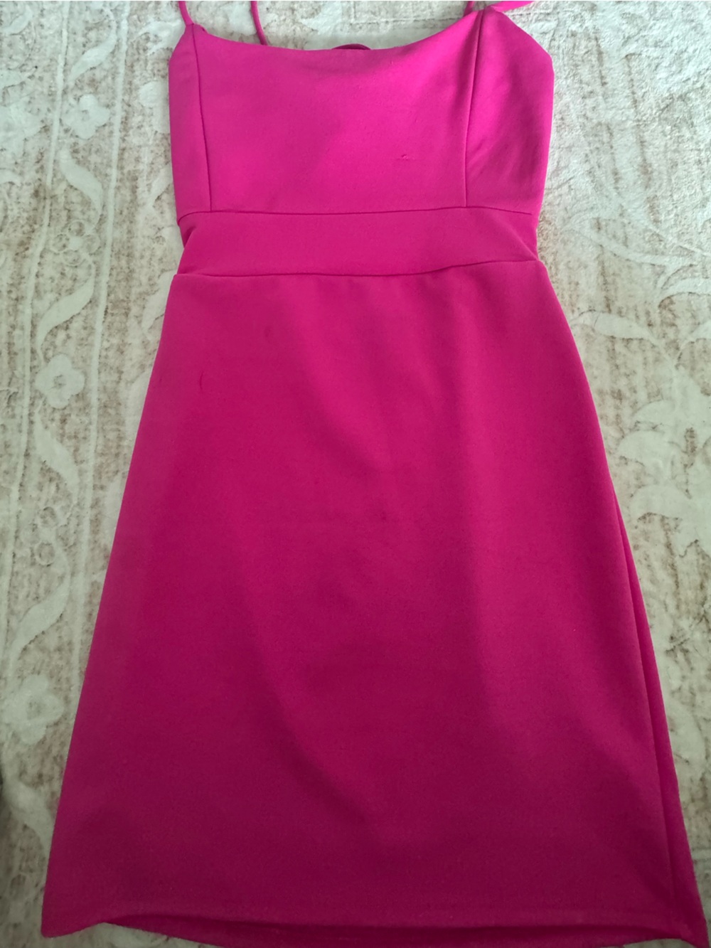 Windsor Hot Pink Spaghetti Strap Sheath Dress
